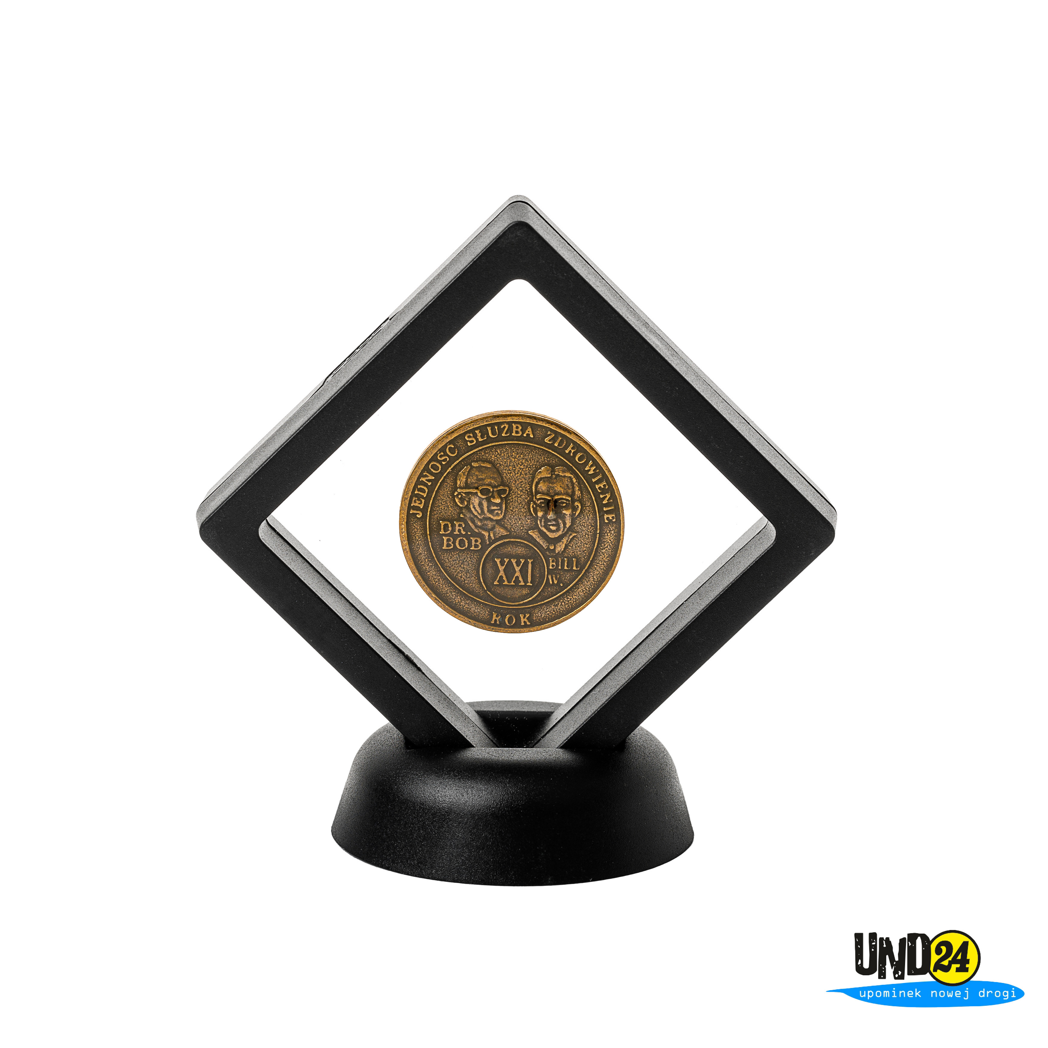 Ekspozytor - ramka mała na medal